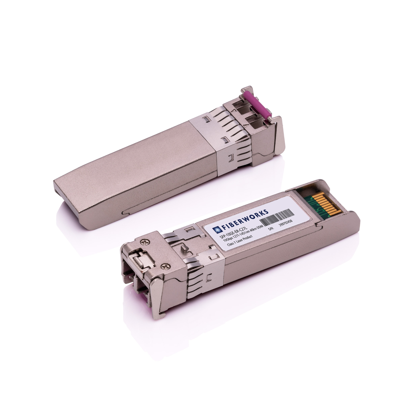 SFP-10GE-ER-C27-C Fiberworks AS  SFP+, 10GBase-LR, DDM, 30km, Low-Band CWDM 1271nm, 15dB, SM, Cisco