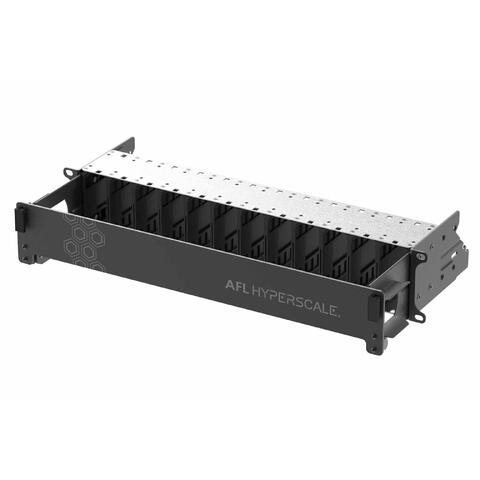 19&quot; 2U AFL U-Serie Chassis for12 modules With front door and rear management