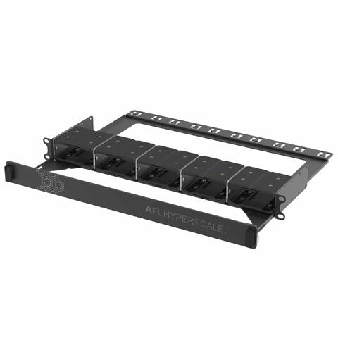 19&quot; 1U AFL U-Serie Chassis for 5 modules With front door and rear management