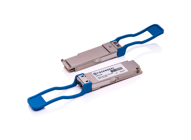 QSFP28, 100GBASE-LR4, 4x25.8 Gbps, 10km 1310nm, 6dB, SM, LC, Fiberworks 