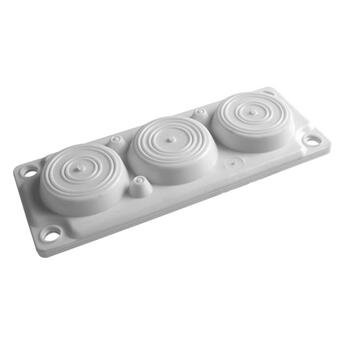 SP-IP65SKAP-2500901   Multi kabelflens HTC-3 til IP65-skap 2x24-54mm,1x30-59mm,3x6mm-14mm